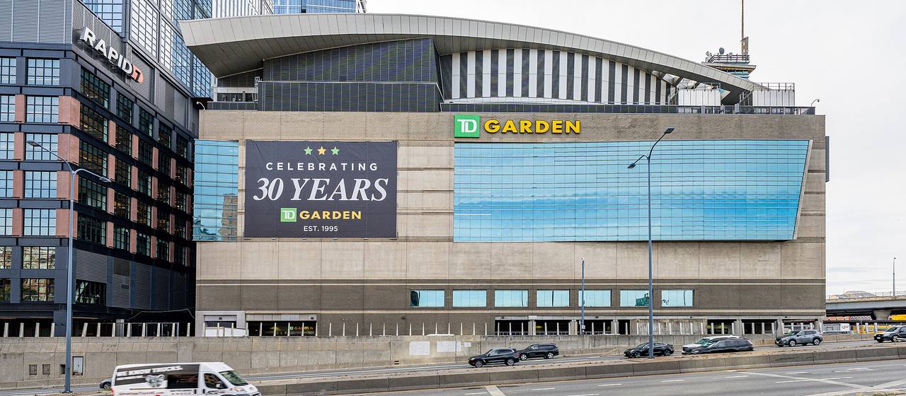 TD Garden, home of the Boston Celtics
