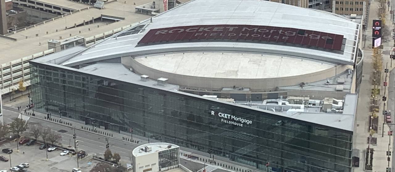 Rocket Arena, home of the Cleveland Cavaliers