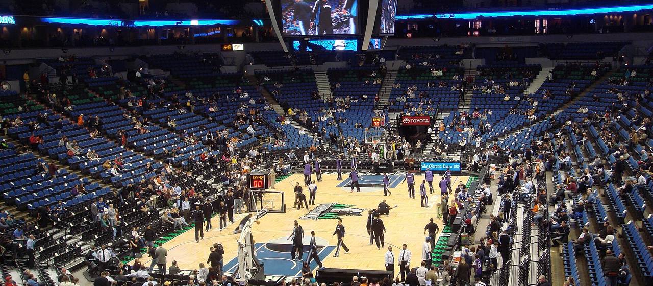Target Center, home of the Minnesota Timberwolves
